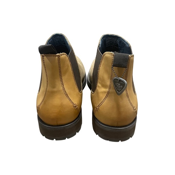 Mark Nason Los Angeles Mens Tan Suede Leather Chelsea Lug Sole Boots 11.5 main image 7
